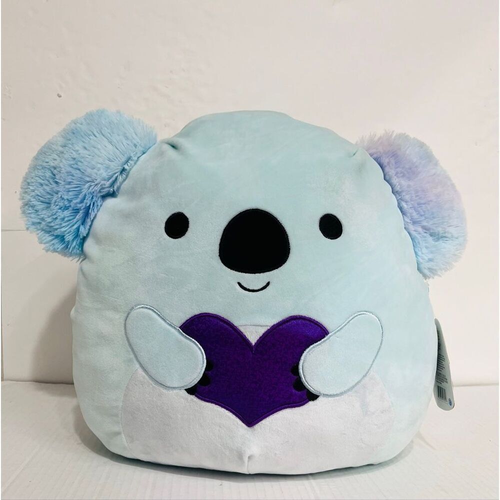 Squishmallows Kya The Koala (Purple Heart)   12”   NWT